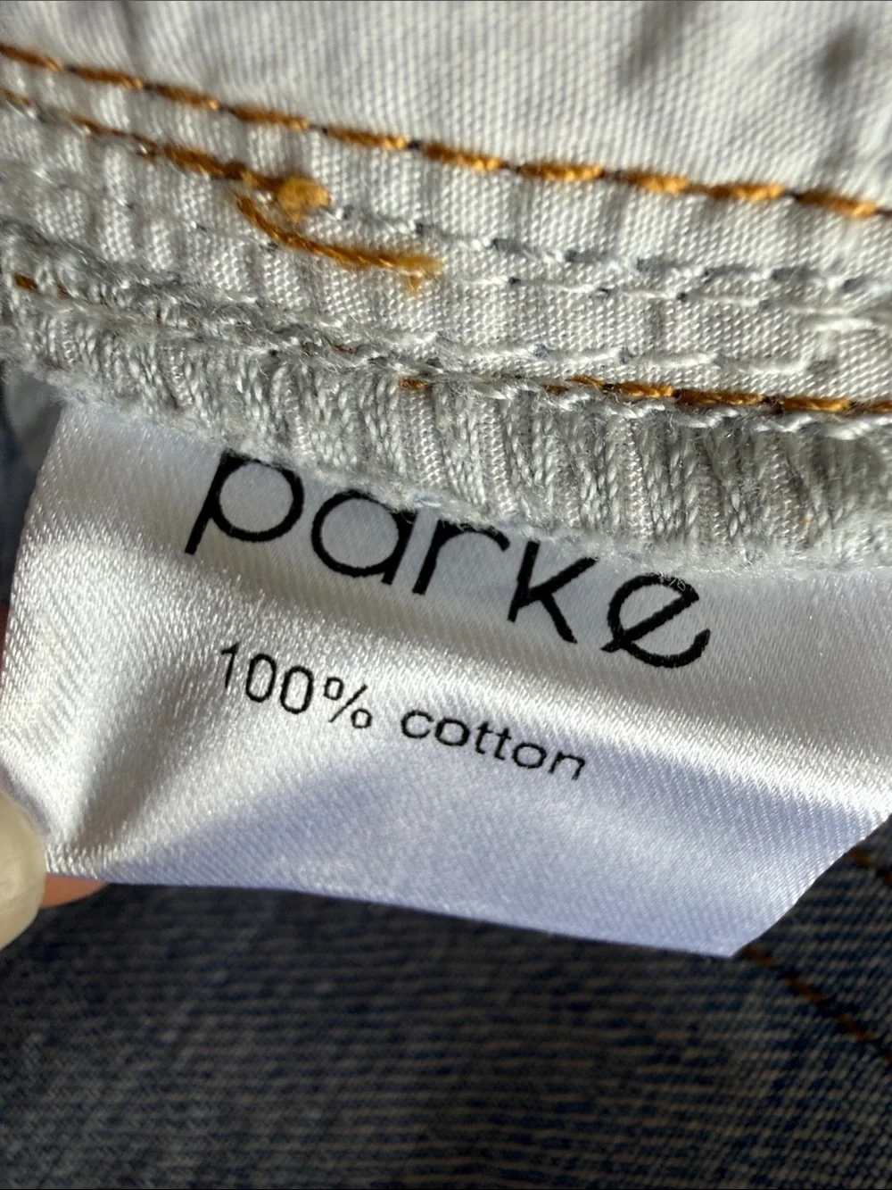 NEW Parke Light Wash Denim Baggy Boho Cut Off Raw Hem 3.5” Inseam Jean Shorts 29